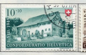 Switzerland Helvetia 1945-49 Early Issue Fine Used 10h. NW-116910