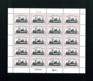 United States 32¢ Remember Maine Battleship Postage Stamp #3192 MNH Full Sheet