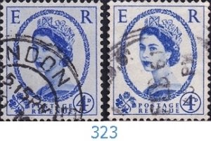 Great Britain Used - Scott# 323