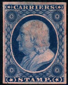 U.S. # LO3 MINT F-VF OG Thin