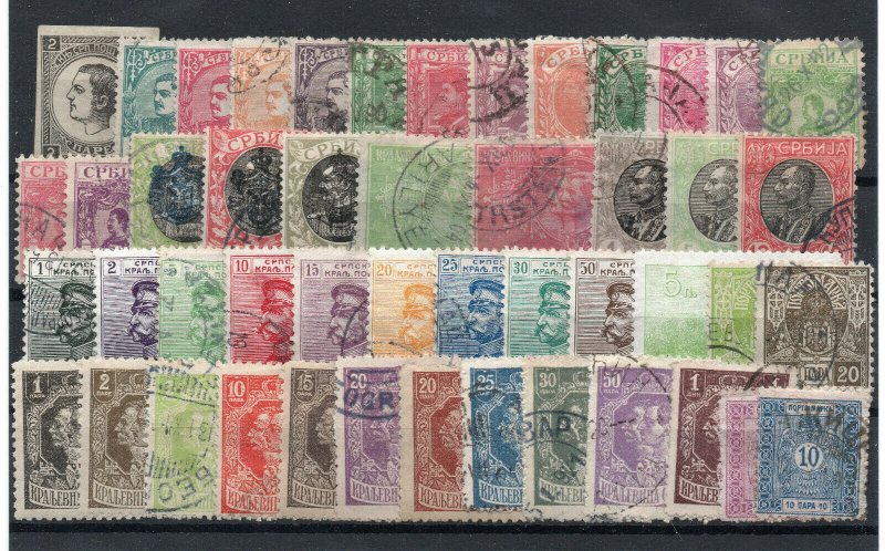 Serbia - (47) MH & Used/CTO / Pre-1920   /  Lot 0320140