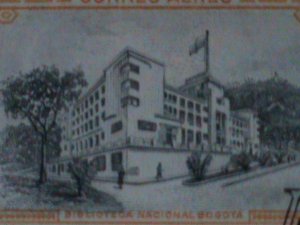 ​COLOMBIA-1951 SC#C216 NATIONAL LIBRARY MNH VERY FINE KEY STAMP-LAST ONE