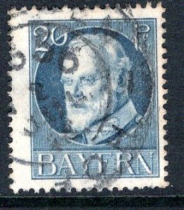 German States Bavaria Scott #102, used