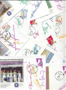 Germany 40 covers Olympic-88/ autographs