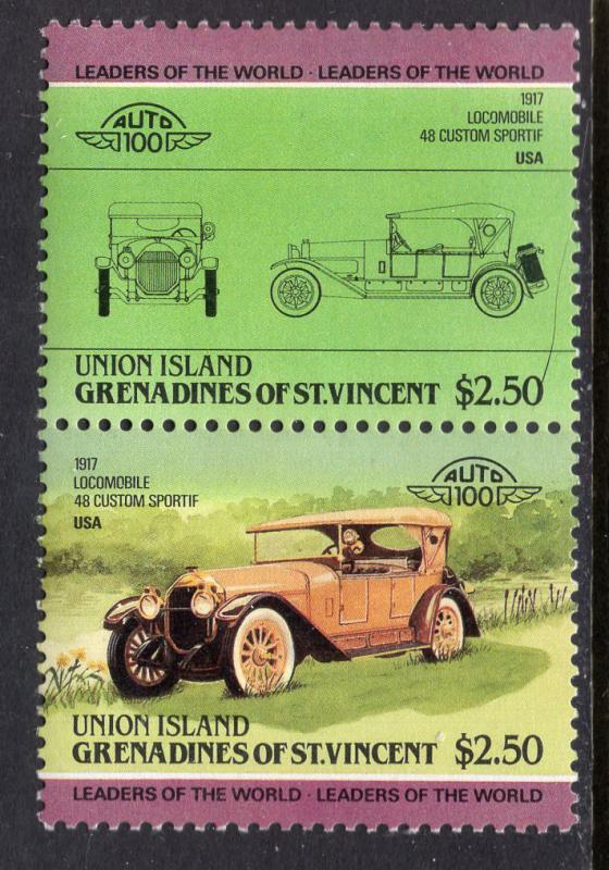 St Vincent Grenadines Union Island 162 Cars MNH VF