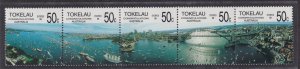 Tokelau # 150, Australia's Bicentennial, Strip of Five, NH, 1/2 Cat.