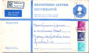 Great Britain, Registered, Postal Stationary