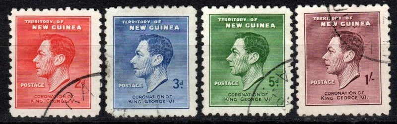 New Guinea #48-51  F-VF Used CV $7.90  (X1093)