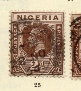 Nigeria 1920s Early Issue Fine Used 2d. NW-170214