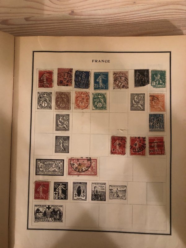 Modern Stamp Album Circa 1921