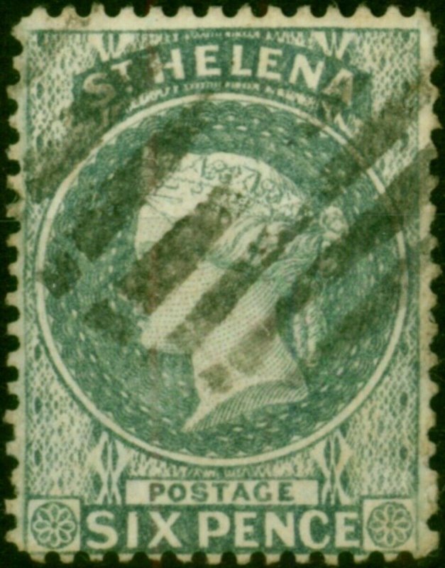St Helena 1887 6d Grey SG44 Fine Used