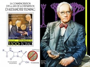 Chad - 2020 Alexander Fleming & Penicillin - Souvenir Sheet - TCH200420b