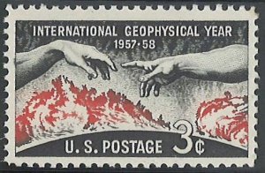 Scott: 1107 United States - International Geophysical Year - MNH