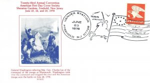 23rd ANNUAL CONVENTION AMERICAN FIRST DAY COVER SOCIETY FREEHOLD NEW JERSEY 1978