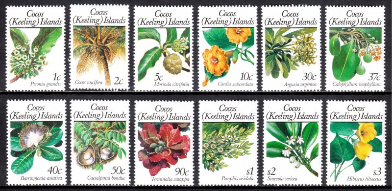 Cocos Islands - Scott #183-198 - MNH - SCV $25