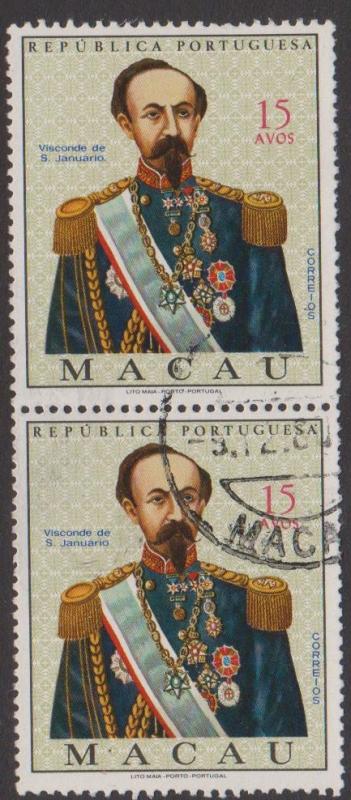 Macau Sc#430 Used Pair
