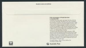 Australia PrePaid Envelope 1984 175th Anniversary Postal Services