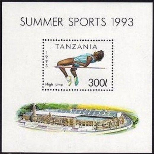 Tanzania 1018-1024,1025,MNH. Sport 1992.Boxing,Hockey,Horse racing,Soccer,Diving