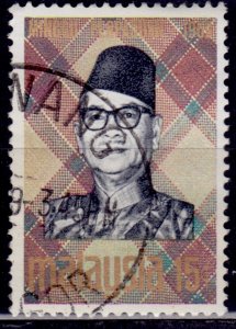 Malaysia, 1969, Tunku Abdul Rahman - Solidarity, 15c, ws#55, used