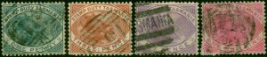 Tasmania 1880 Set of 4 SGF26-F29 Fine Used