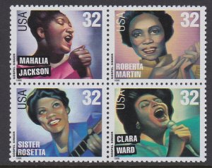 3219a Gospel Singers MNH