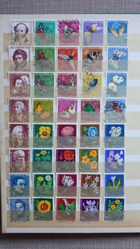 Switzerland - Pro Juventute 1913.-1974. COMPLETE Collection of stamps # Used