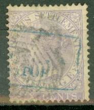 Straits Settlements 12 used thin CV $22.50
