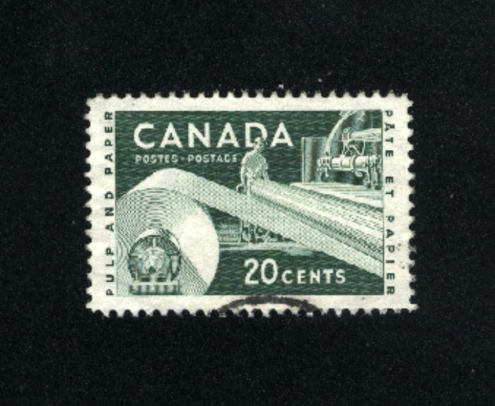 Canada  362  -3  used VF PD 1956