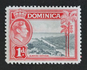 Dominica Scott # 98  1d                 Layou River                  1938-01-01