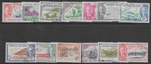 Cayman Island 122-34  1950   set 13    FVF Used