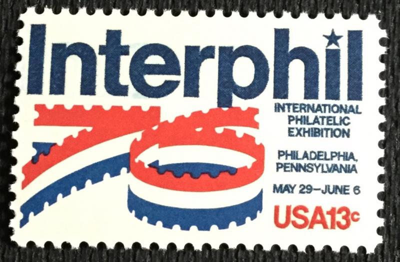 US #1632 MNH Single Interphil SCV $.25 L10