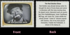 US 4414c Early TV Memories The Red Skelton Show 44c single MNH 2009