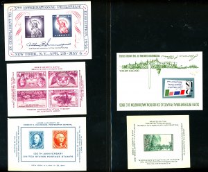 U.S. #SOUVENIR SHEET SET MINT OG NH