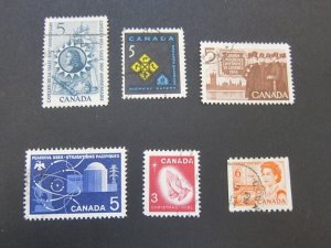 Canada 1966 Sc 446-9,451,459 FU