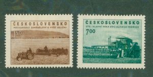 Czechoslovakia 593-94 MH BIN $1.95