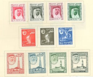 Qatar #26-36 Unused Single (Complete Set)