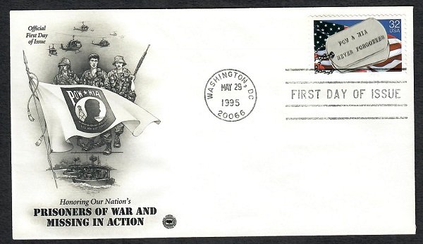 2966 POW & MIA Unaddressed PCS FDC