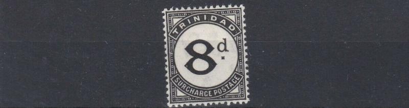 TRINIDAD & TOBAGO  1945  8D  BLACK   POSTAGE DUE  MH  CAT £45 