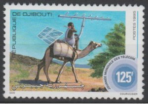 1995 Djibouti Mi. 613 World Telecom Day Kamel Camel Fauna-
