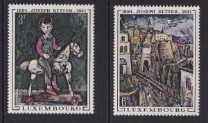 Luxembourg   #477-478  MNH  1969 paintings