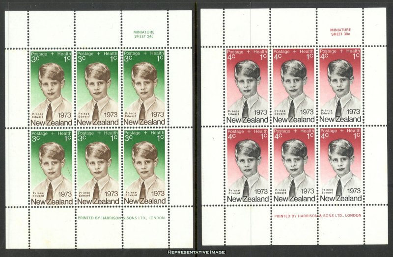 New Zealand Scott B57a-B58a Mint never hinged.