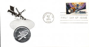 #1529 Skylab Medallion FDC