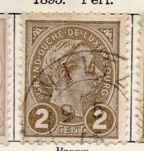 Luxembourg 1895 Early Issue Fine Used 2c. 147052