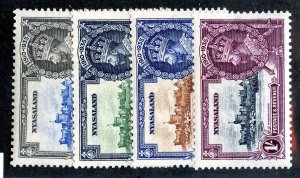 1935 Nyasaland  Sc # 47/50 m* cv. $43.50 ( 514 JUB )