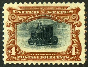 U.S. #296 MINT OG HR