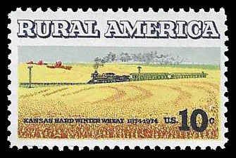 PCBstamps   US #1506 10c Rural American - Wheat, MNH, (30)
