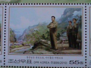 ​KOREA-2010-SC#4935-50TH ANNIV:-SONGUN REVOLUTIONARY LEADERSHIP MNH-S/S VF