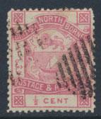 North Borneo  SG 36b Rose  CTO   please see scan & details