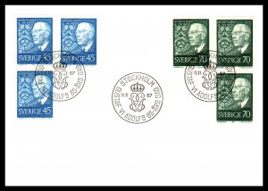 Sweden 765-768 U/A FDC