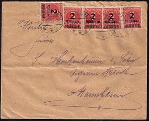  Germany # 272 (5) on cover 10 27 23 hyperinflation period